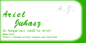 ariel juhasz business card
